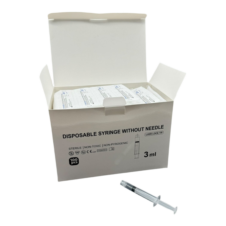 Disposable Syringes, Luer Lock Tip, Sterile