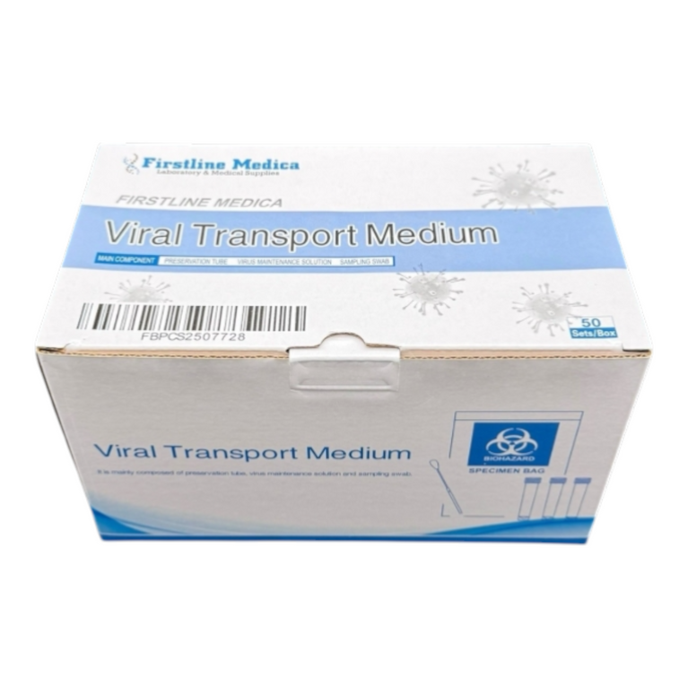 Viral Transport Medium Kit (VTM) - 50 Tubes - Non-inactivated Media - Pink and Clear