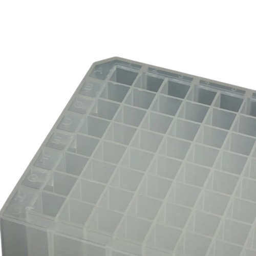 2.2ml 96 Deep Well Plate, V Conical Bottom, Square well