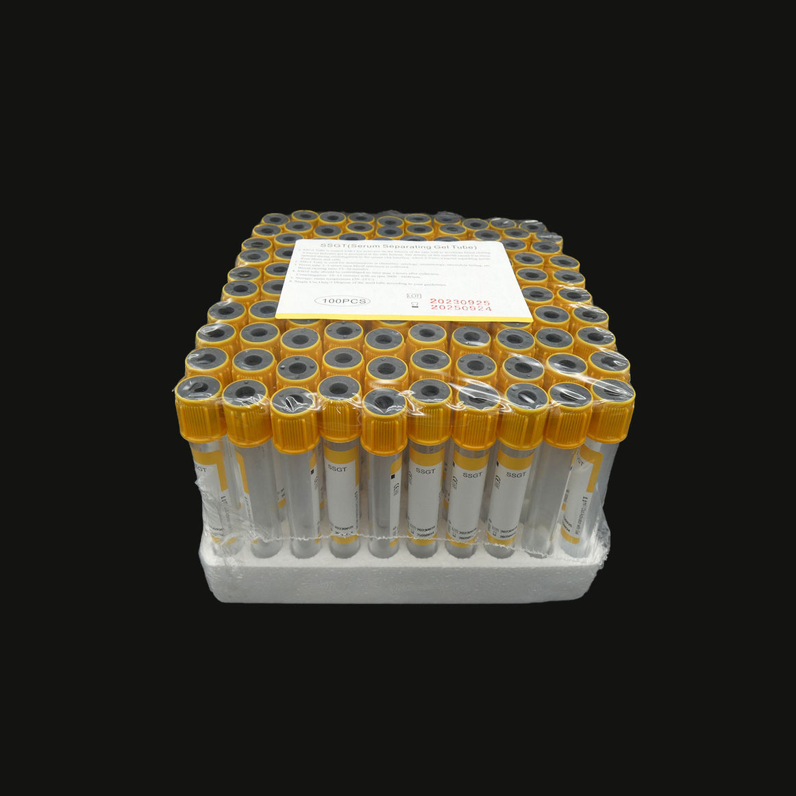 5ml Yellow Vacuum Blood Collection Tubes, SST Tube