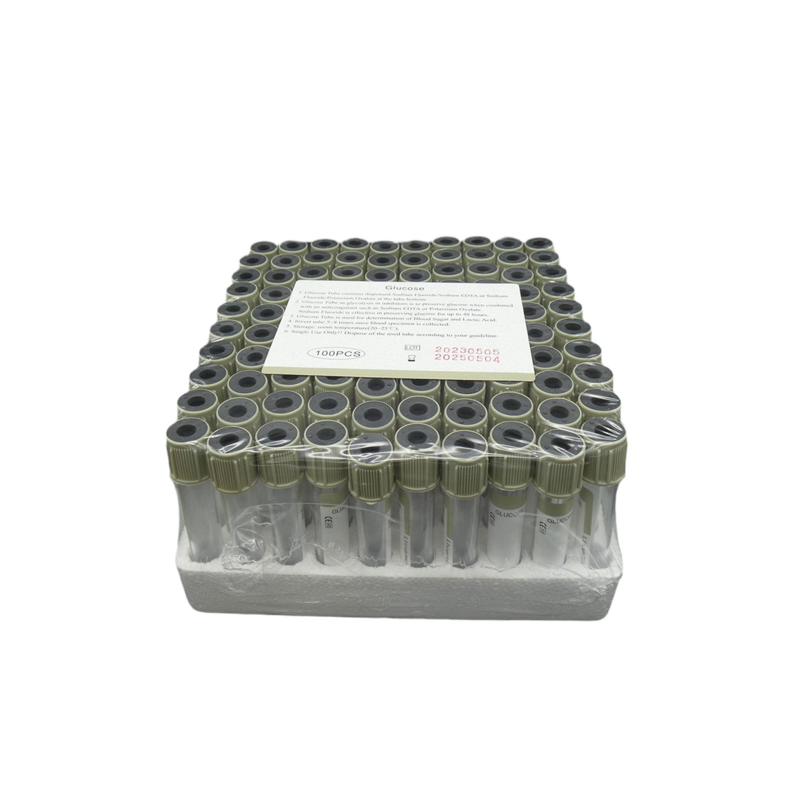 4ml Gray Vacuum Blood Collection Tubes, Glucose Tube