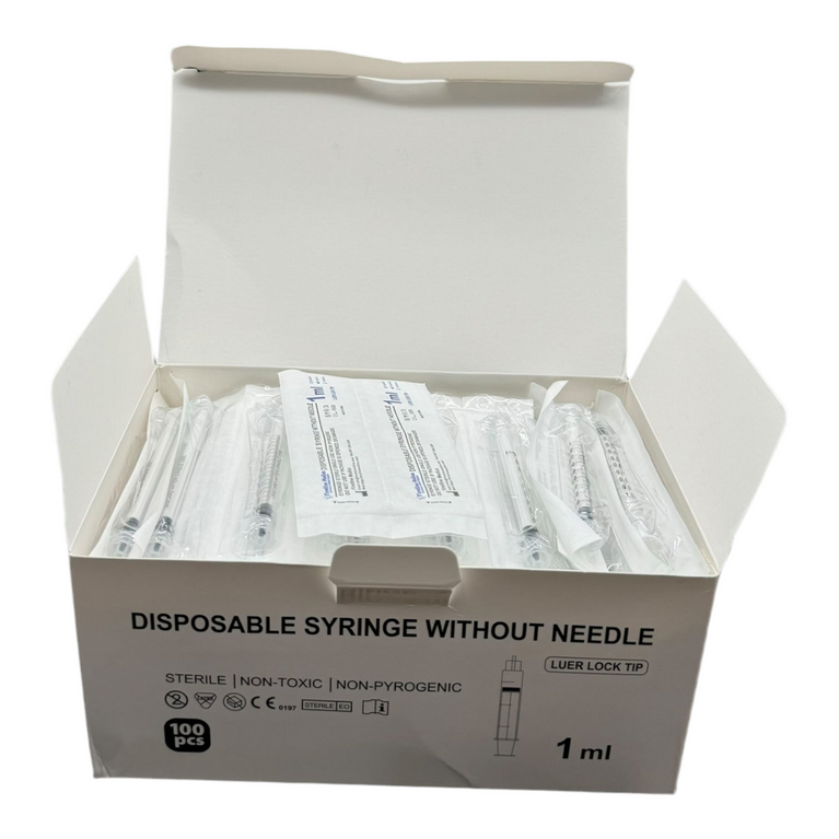 Disposable Syringes, Luer Lock Tip, Sterile