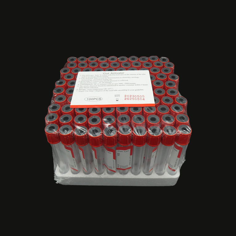 7ml Red Vacuum Blood Collection Tubes, Serum Tube