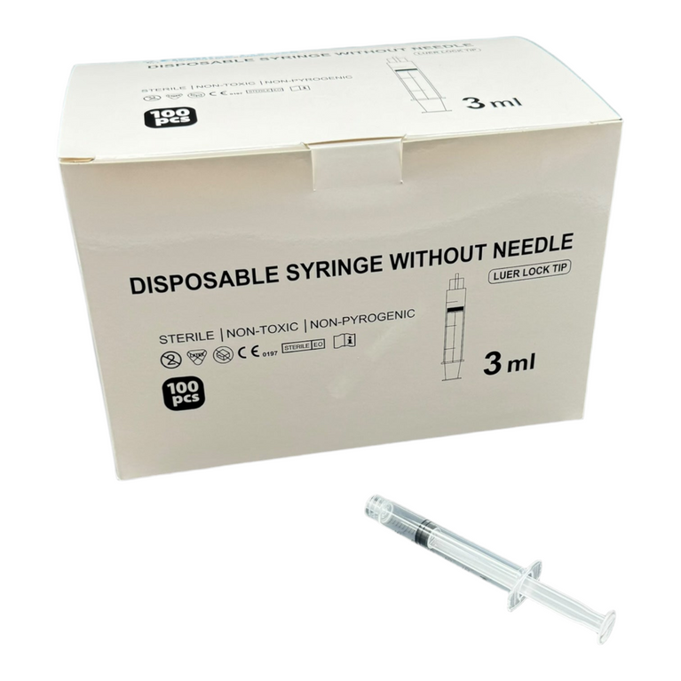 Disposable Syringes, Luer Lock Tip, Sterile