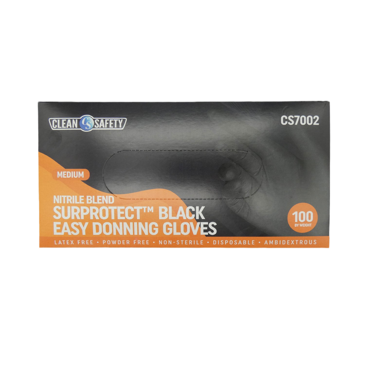Surprotect Nitrile Blend Black Easy Donning Gloves (6 MIL)