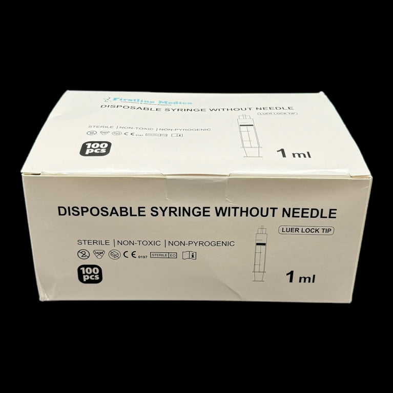 Disposable Syringe Luer Lock Tip Sterile - 100 pcs/box