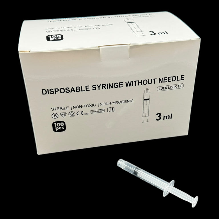 Disposable Syringe Luer Lock Tip Sterile - 100 pcs/box