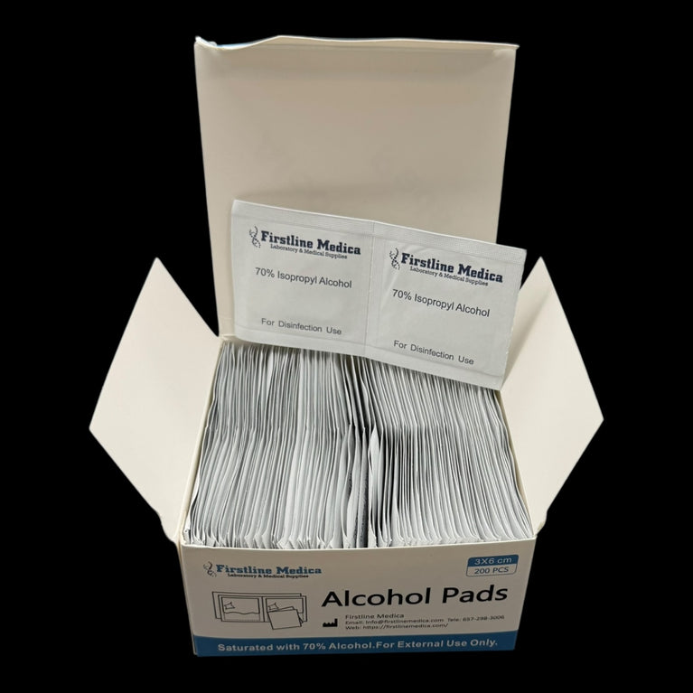 Alcohol Prep Pads - 70% Alcohol - 3cm x 6cm - 200pcs/box