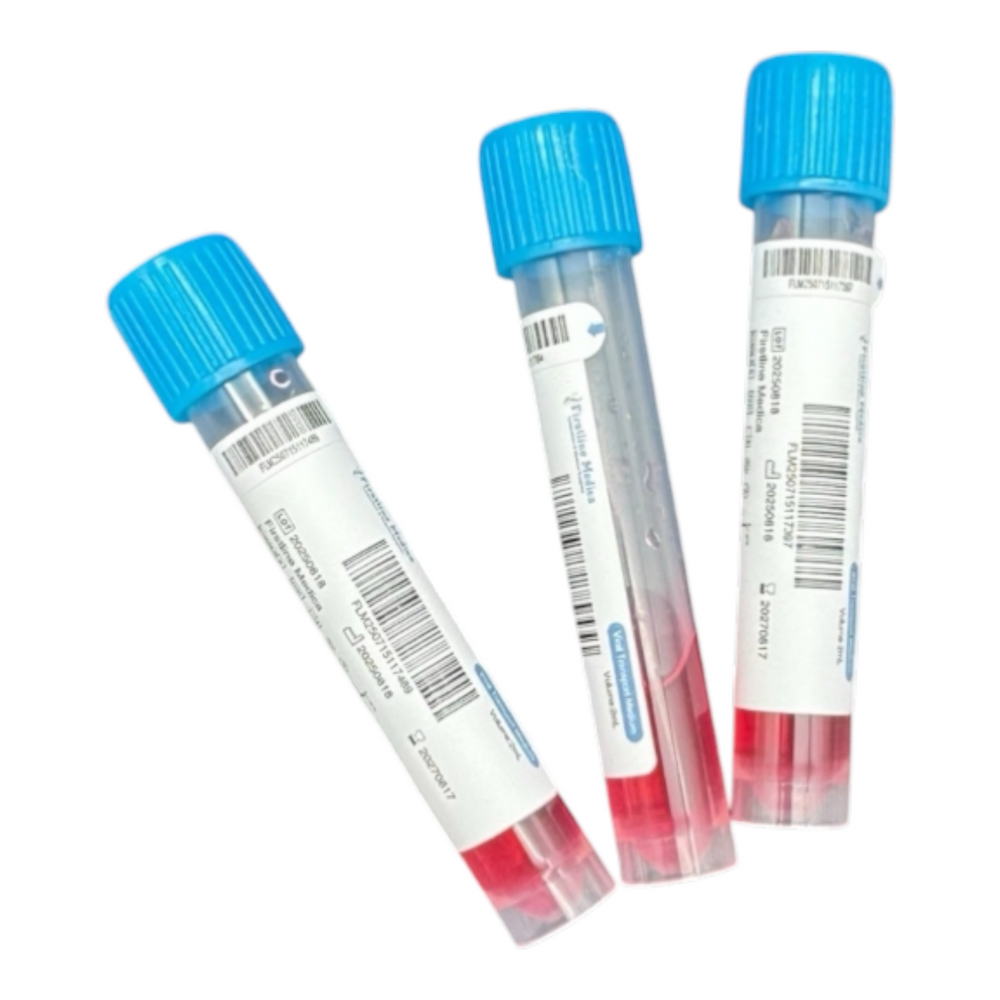Vtm Lab Tube Viral Transport Medium Kit (VTM) - 50 Tubes - Non-inactivated Media ...