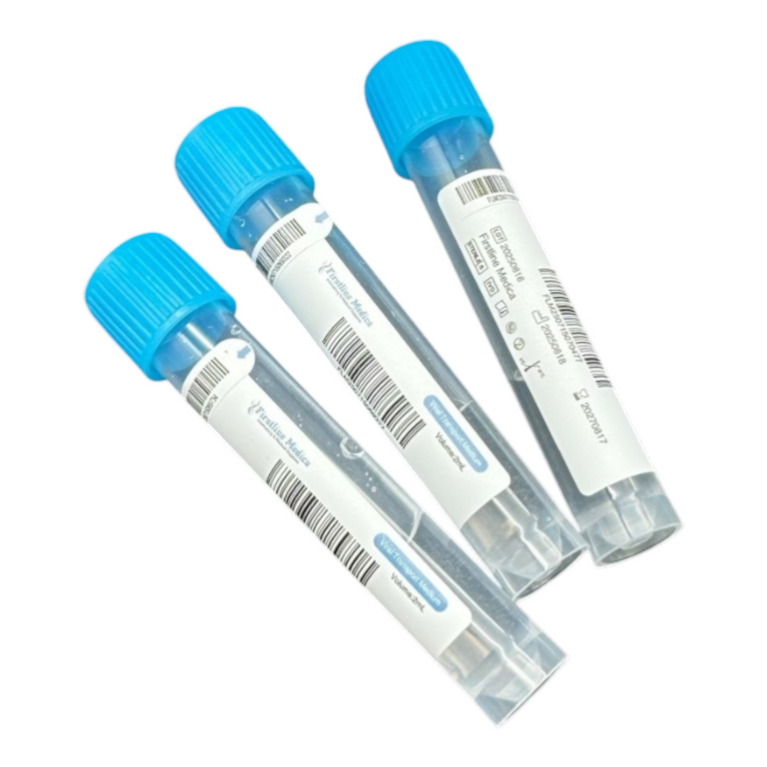 Viral Transport Medium Kit (VTM) - 50 Tubes - Non-inactivated Media - Pink and Clear