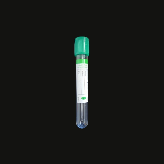 Green Vacuum Blood Collection Tubes, Heparin Lithium Tube
