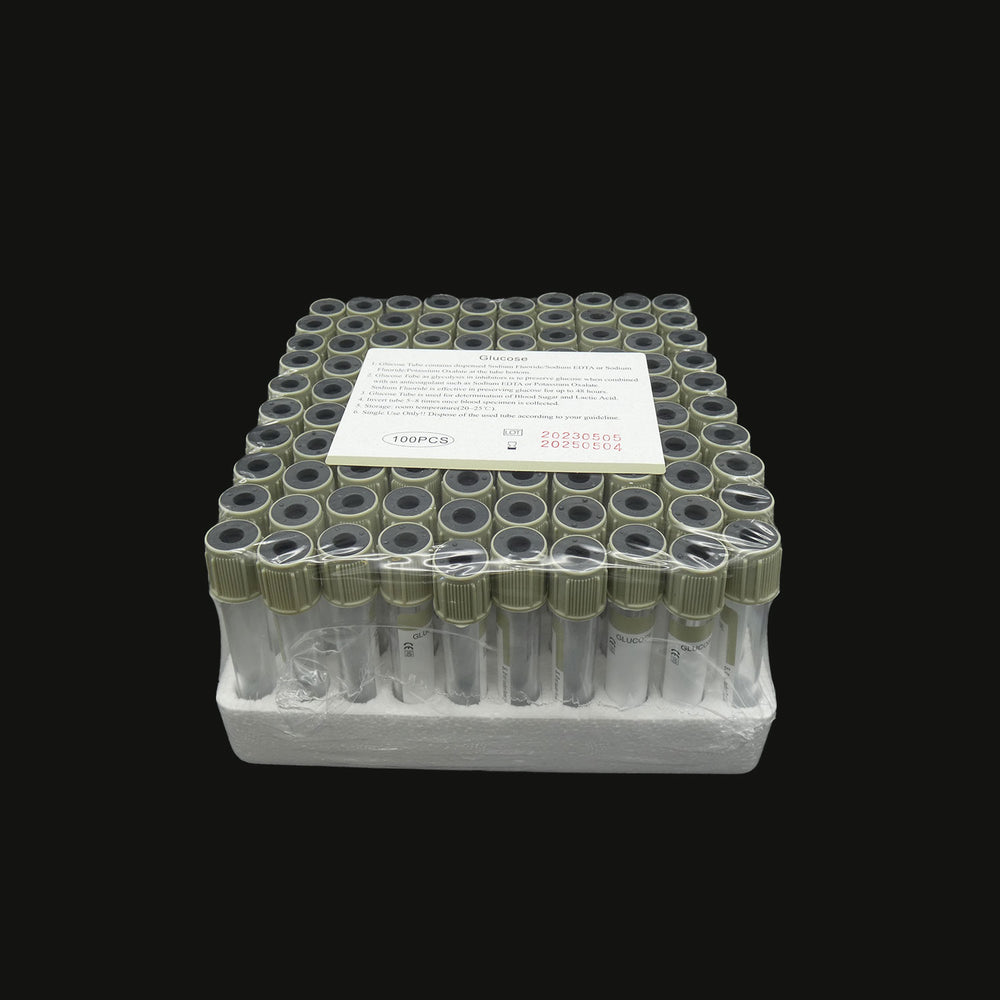 Blood Container Light Gray 4ml Gray Vacuum Blood Collection Tubes, Glucose Tube – Firstline Medica