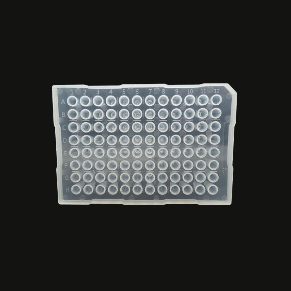 0.2ml 96-Well ABI-Style PCR Plate, Semi-Skirt, Clear