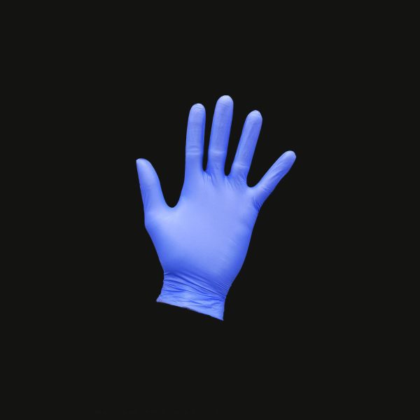Blue Nitrile Exam Gloves, Medium, 3.5ml