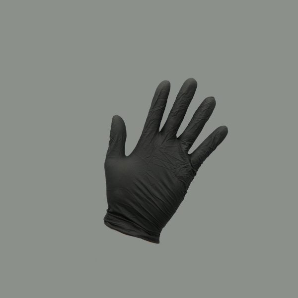 Black Nitrile Exam Gloves, Large, 5ml