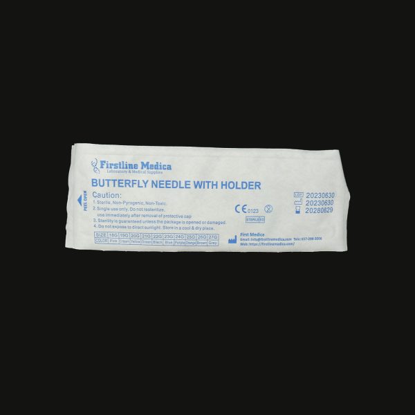 Butterfly Blood Collection Needles, with Holder, 21G